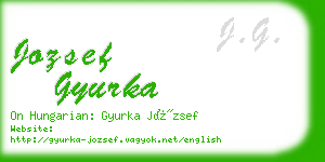 jozsef gyurka business card